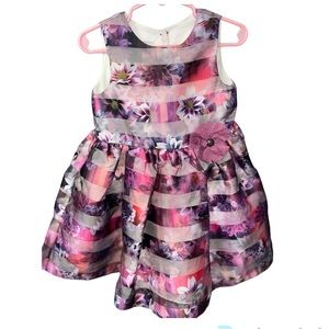 Like new floral dress for girl 3T